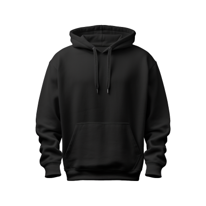 Black Hoodie - Classic black hoodie for daily wear